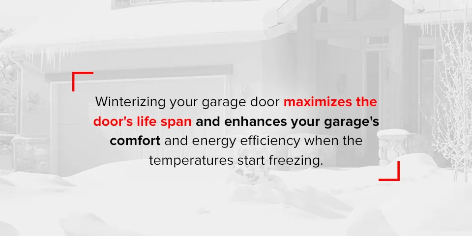Other Ways to Weatherproof Your Garage Door for Winter